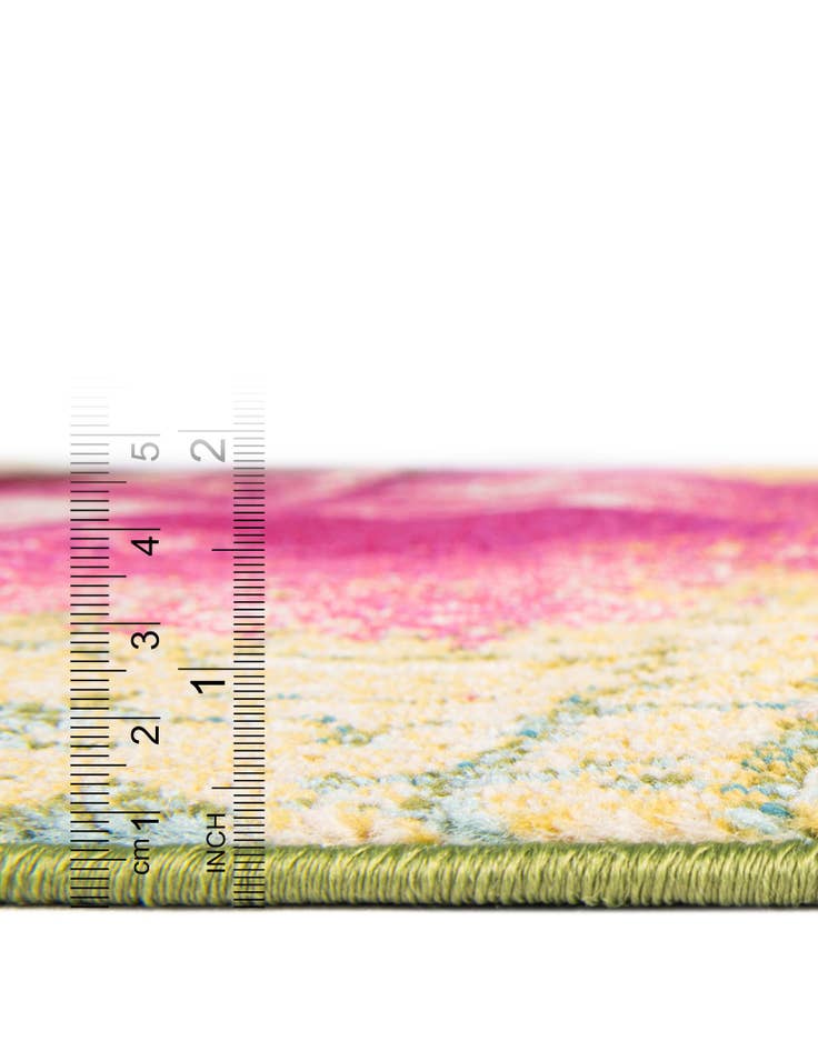 Detail image of 6' x 6' Washable Hyacinth Round Rug