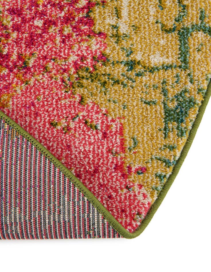 Detail image of 6' x 6' Washable Hyacinth Round Rug