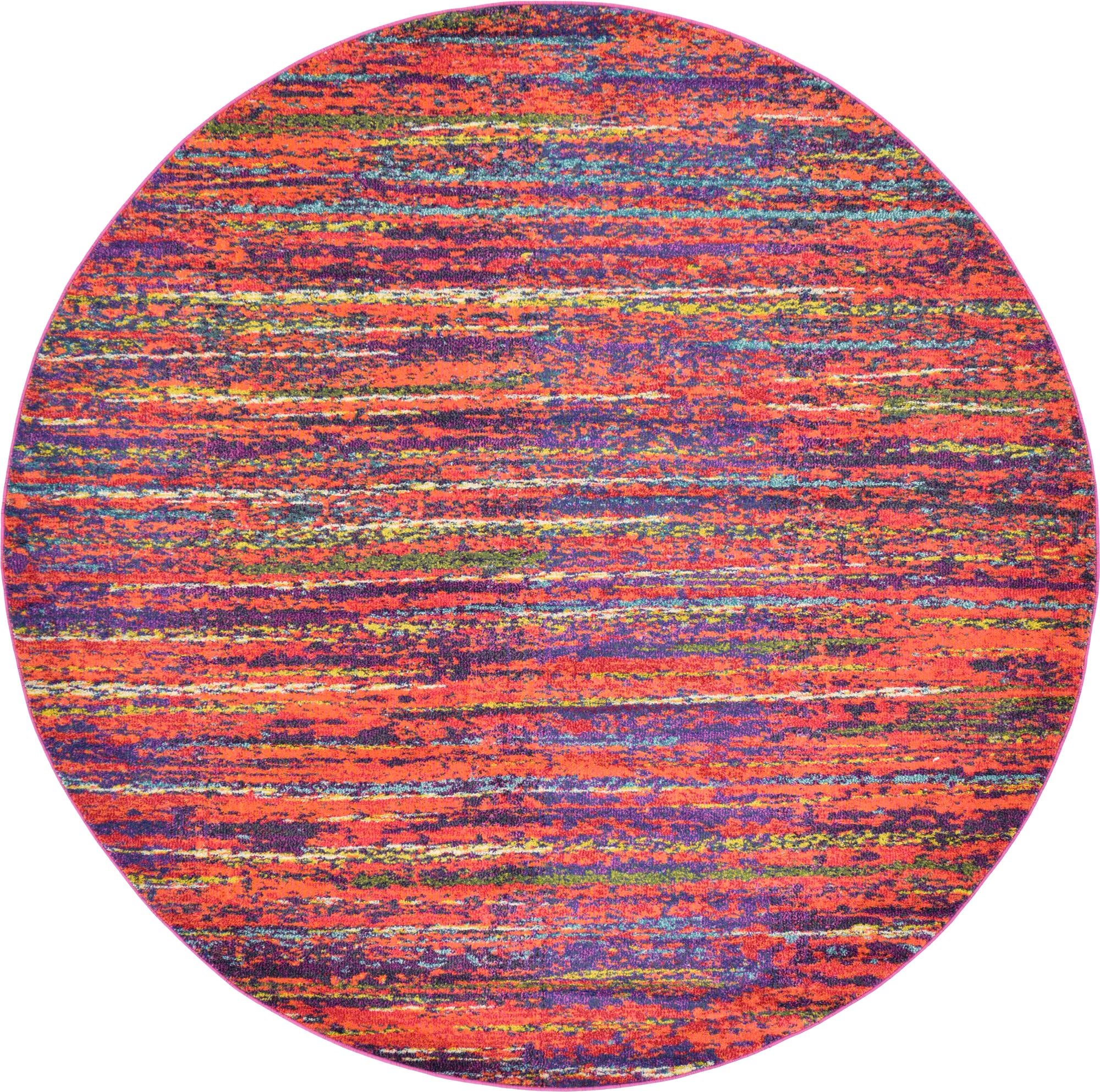 8' x 8' Washable Hyacinth Round Rug