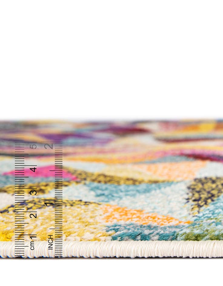 Detail image of 6' x 6' Washable Hyacinth Round Rug