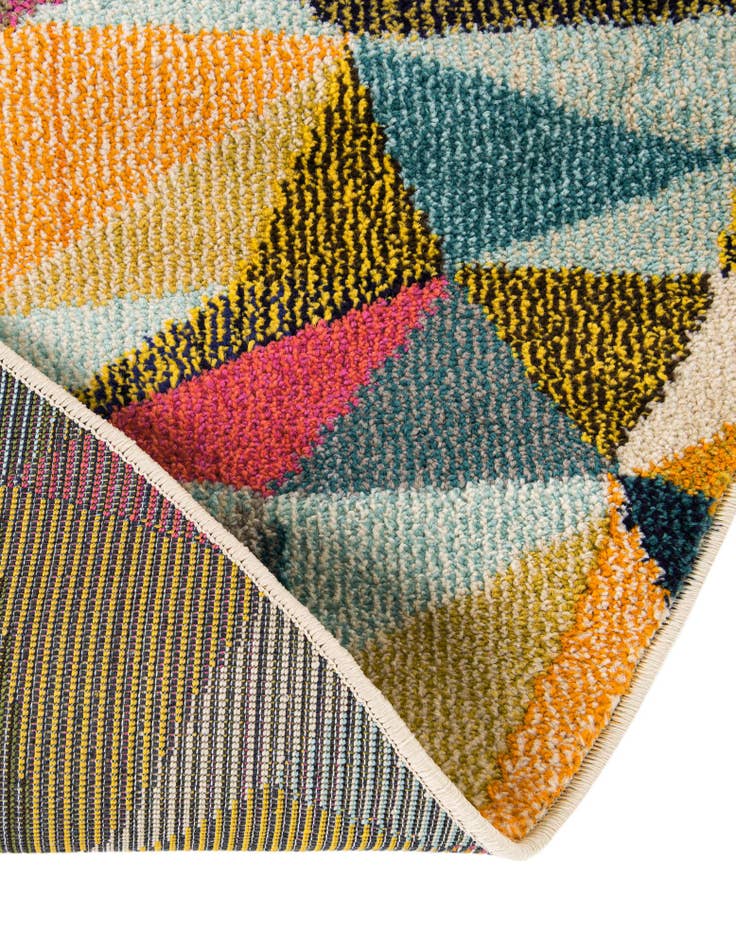 Detail image of 6' x 6' Washable Hyacinth Round Rug