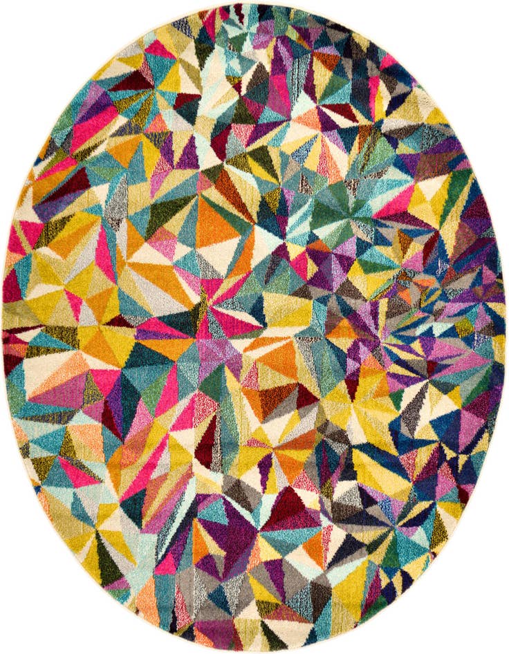 Detail image of 6' x 6' Washable Hyacinth Round Rug