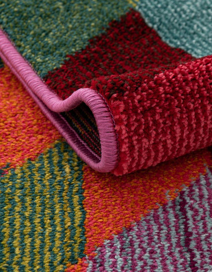 Detail image of 6' x 6' Washable Hyacinth Round Rug