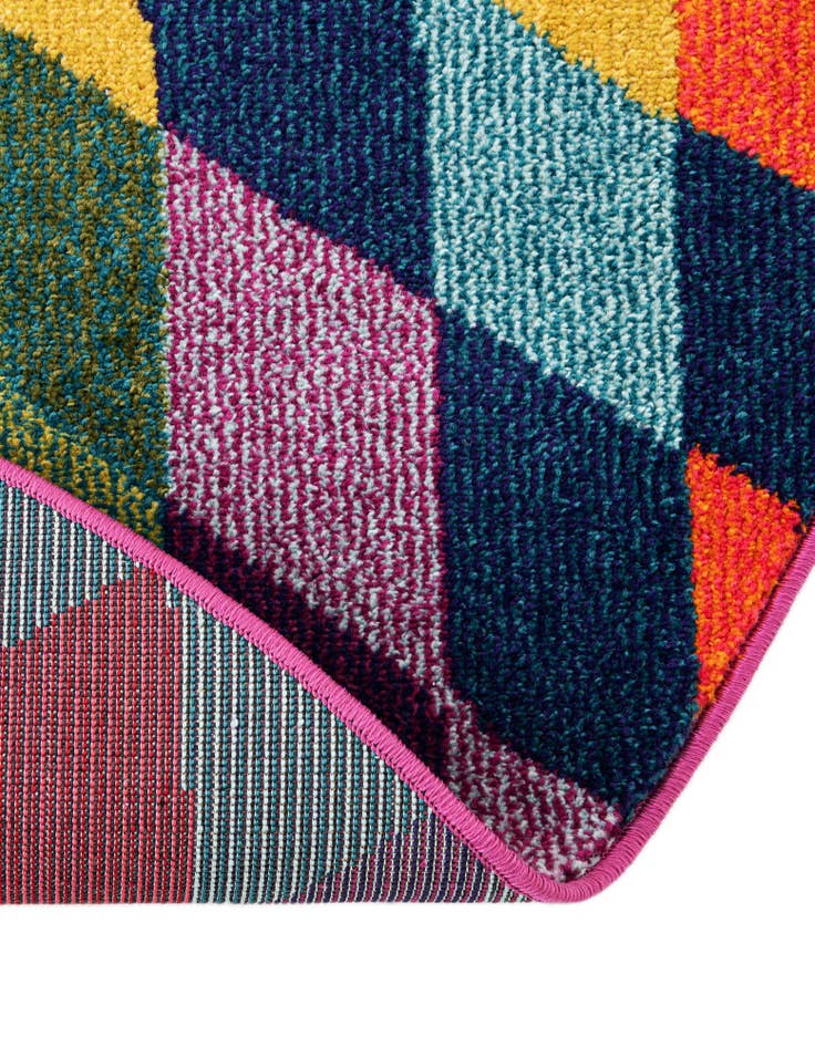 Detail image of 6' x 6' Washable Hyacinth Round Rug