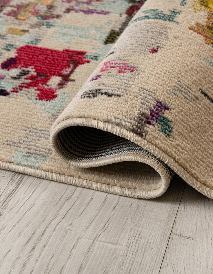 Detail image of 8' x 8' Washable Hyacinth Round Rug