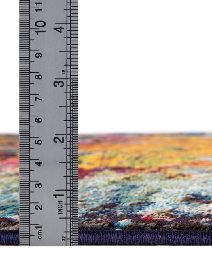 Detail image of 8' x 8' Washable Hyacinth Round Rug