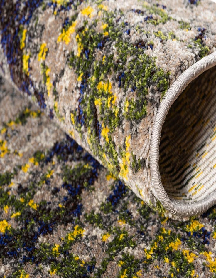 Detail image of 6' x 6' Washable Hyacinth Round Rug