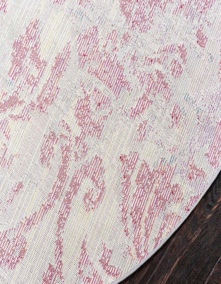 Detail image of 8' x 8' Washable Hyacinth Round Rug