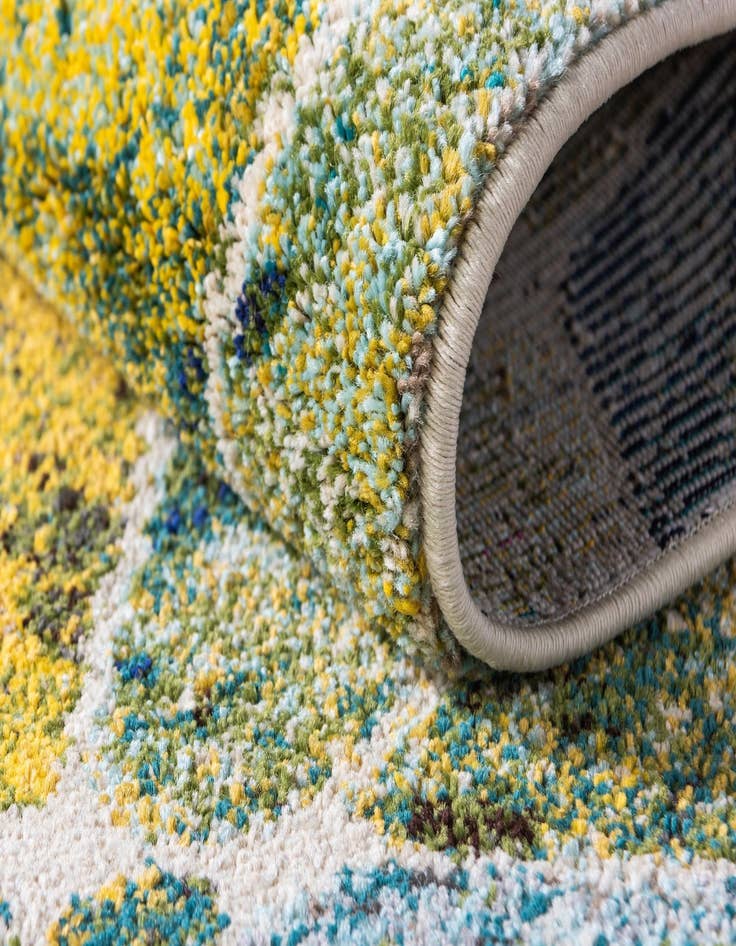 Detail image of 8' x 8' Washable Hyacinth Round Rug