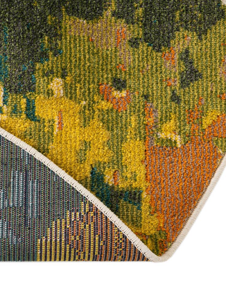 Detail image of 6' x 6' Washable Hyacinth Round Rug