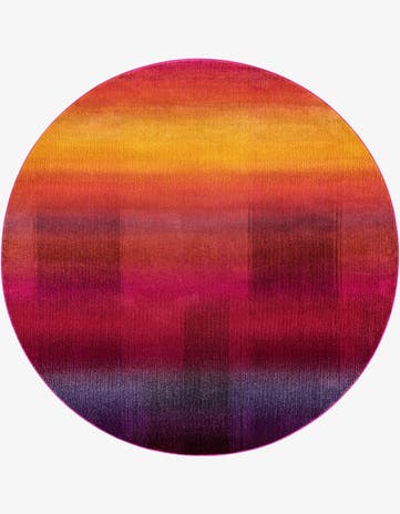 8' x 8' Washable Hyacinth Round Rug