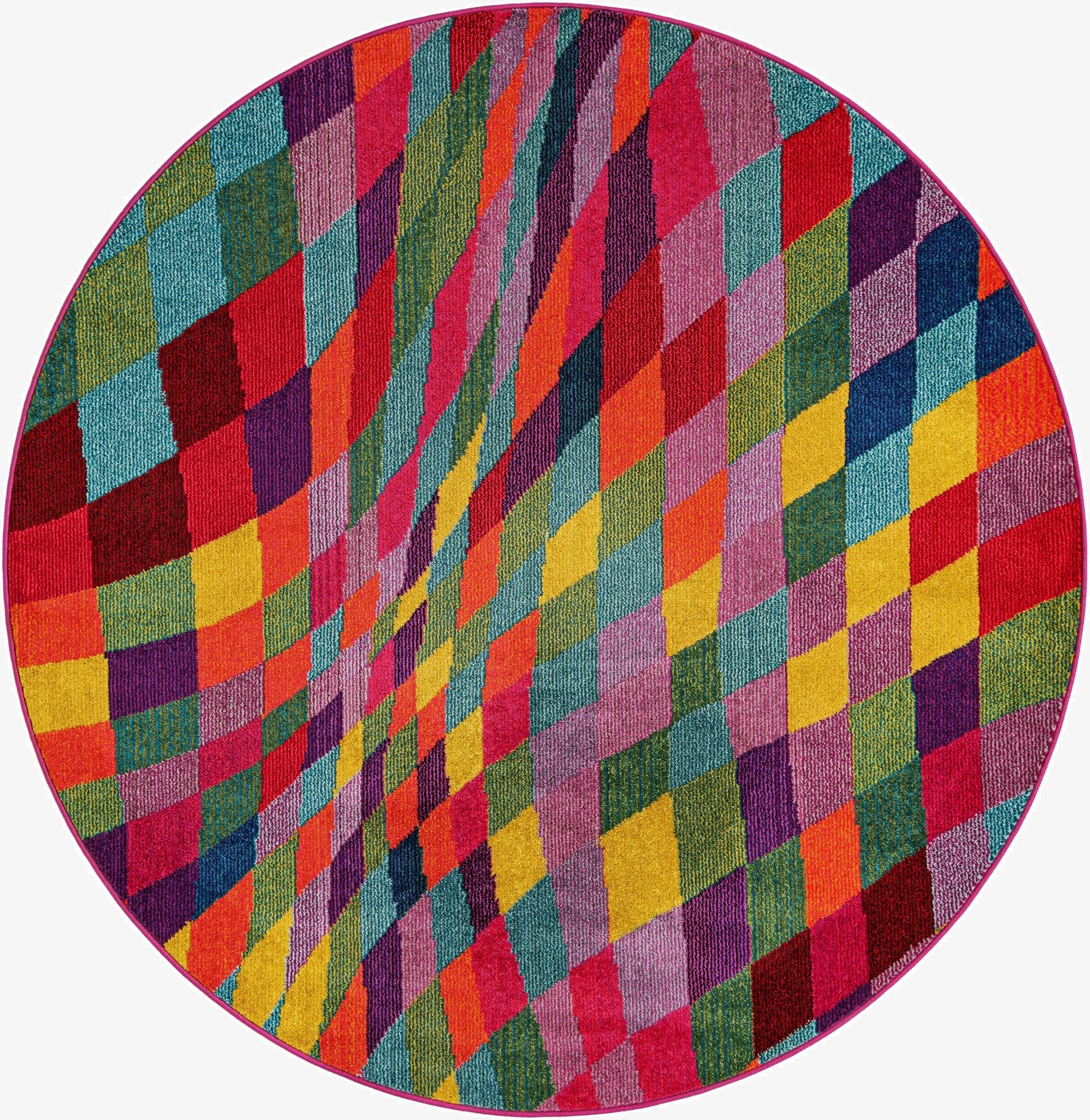 6' x 6' Washable Hyacinth Round Rug