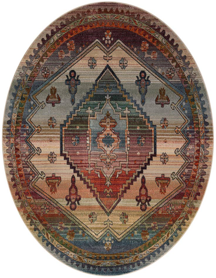 Detail image of 8' x 8' Isabella Round Rug