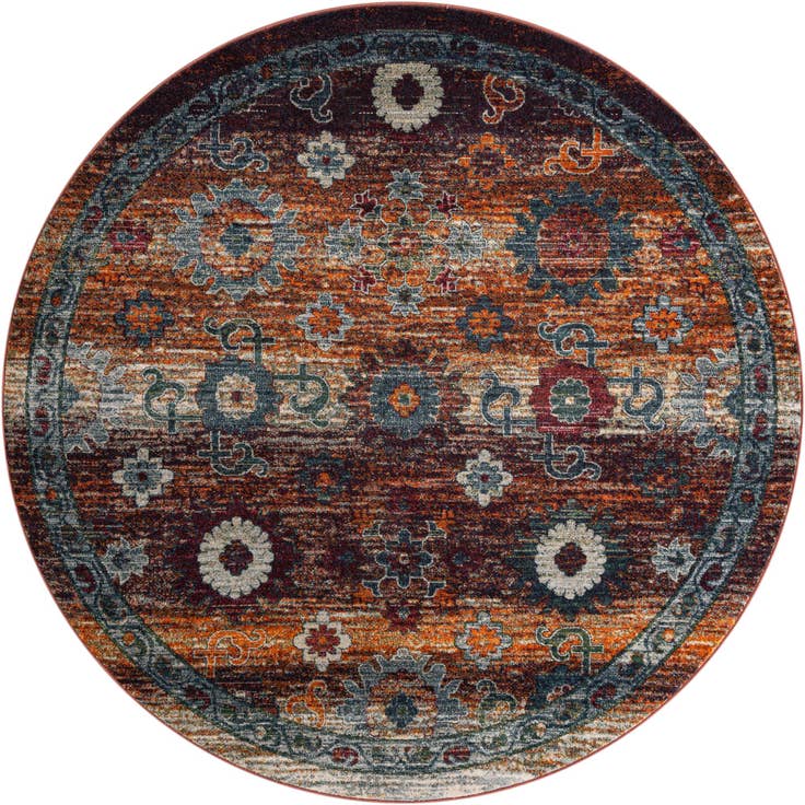 Detail image of 8' x 8' Isabella Round Rug