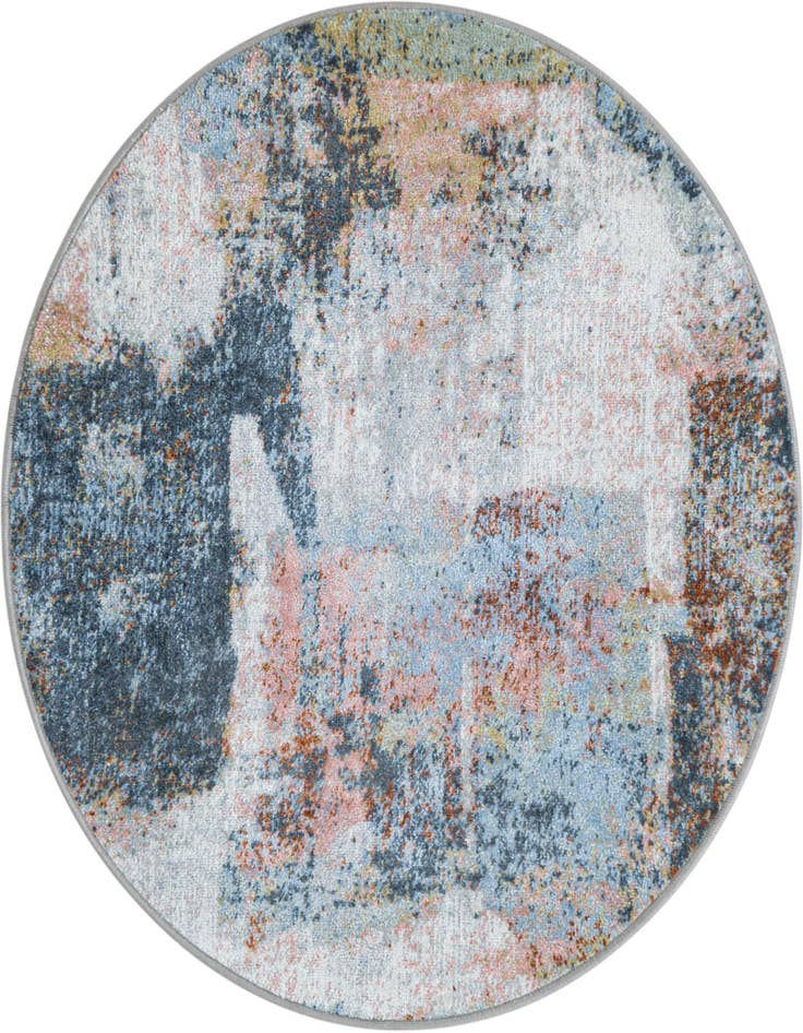 Detail image of 3' 3 x 3' 3 Kamala Washable Round Rug
