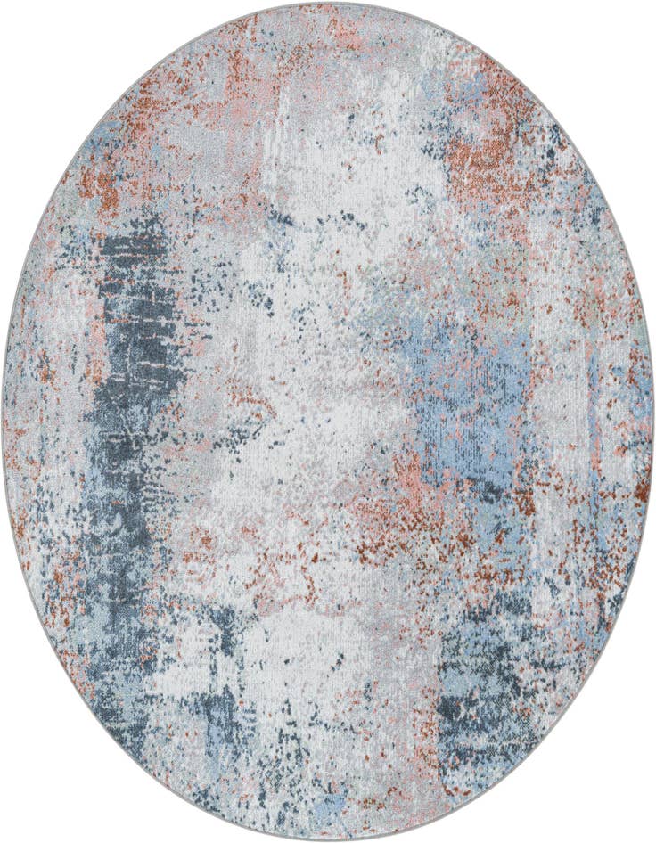 Detail image of 5' 3 x 5' 3 Kamala Washable Round Rug