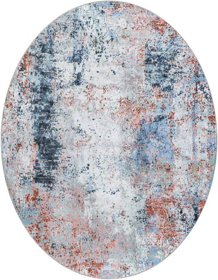 Detail image of 7' 10 x 7' 10 Kamala Washable Round Rug