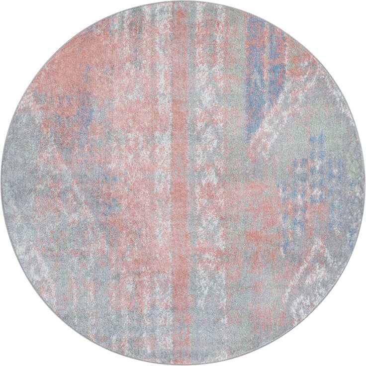 Detail image of 5' 3 x 5' 3 Kamala Washable Round Rug