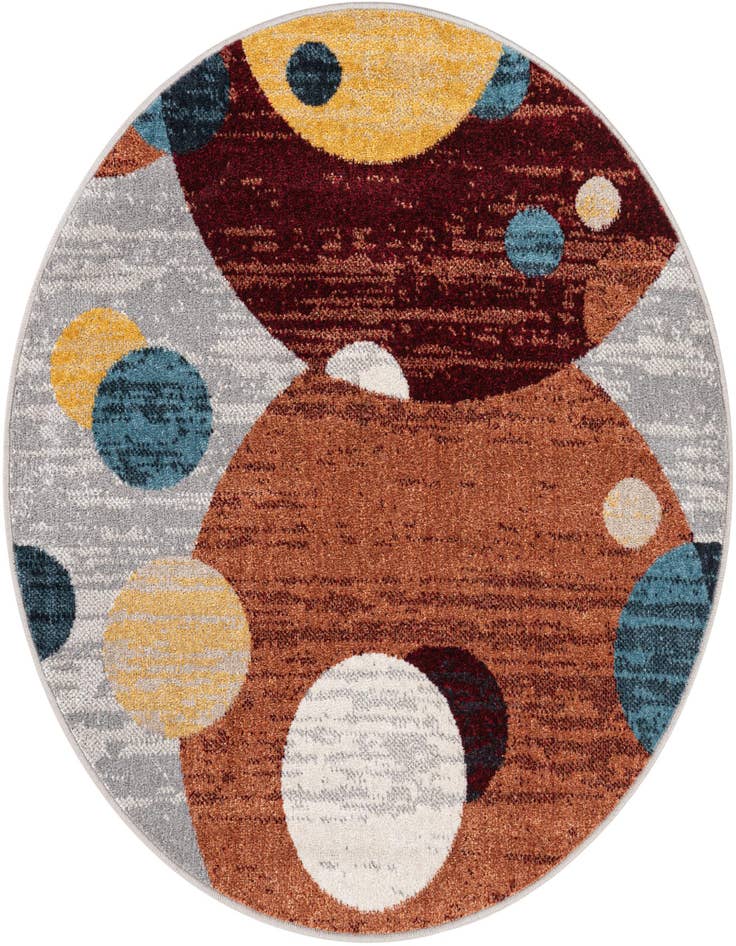 Detail image of 3' 3 x 3' 3 Kamala Washable Round Rug
