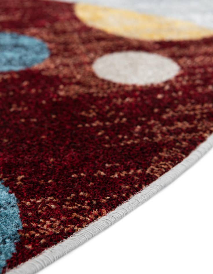 Detail image of 5' 3 x 5' 3 Kamala Washable Round Rug