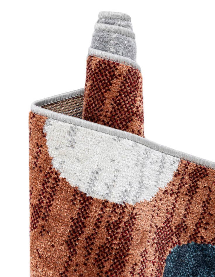 Detail image of 3' 3 x 3' 3 Kamala Washable Round Rug