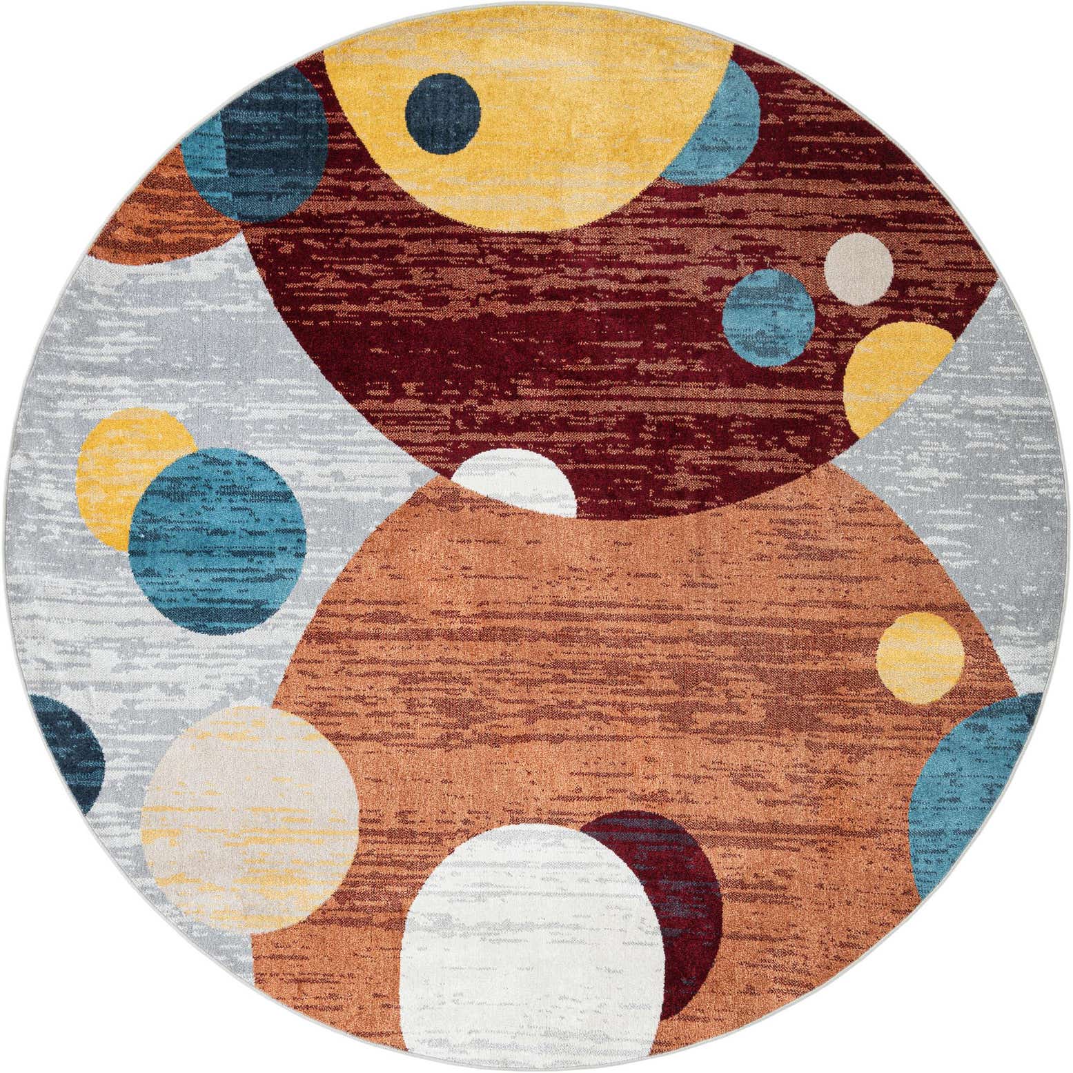 7' 10 x 7' 10 Kamala Washable Round Rug