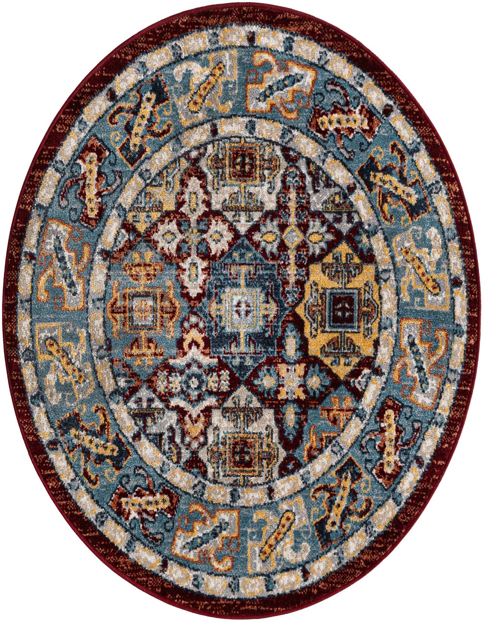 3' 3 x 3' 3 Kamala Washable Round Rug