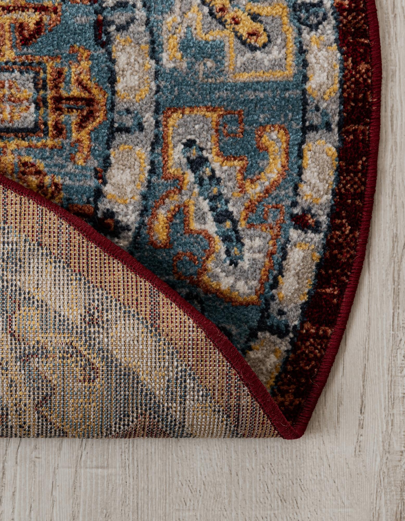 5' 3 x 5' 3 Kamala Washable Round Rug