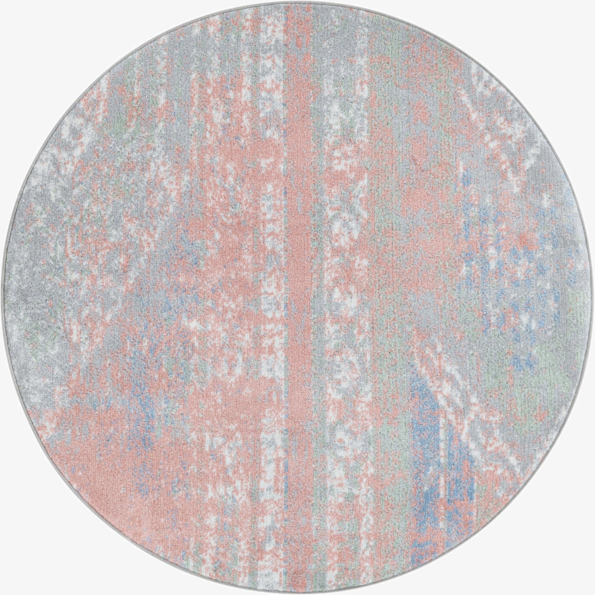 3' 3 x 3' 3 Kamala Washable Round Rug