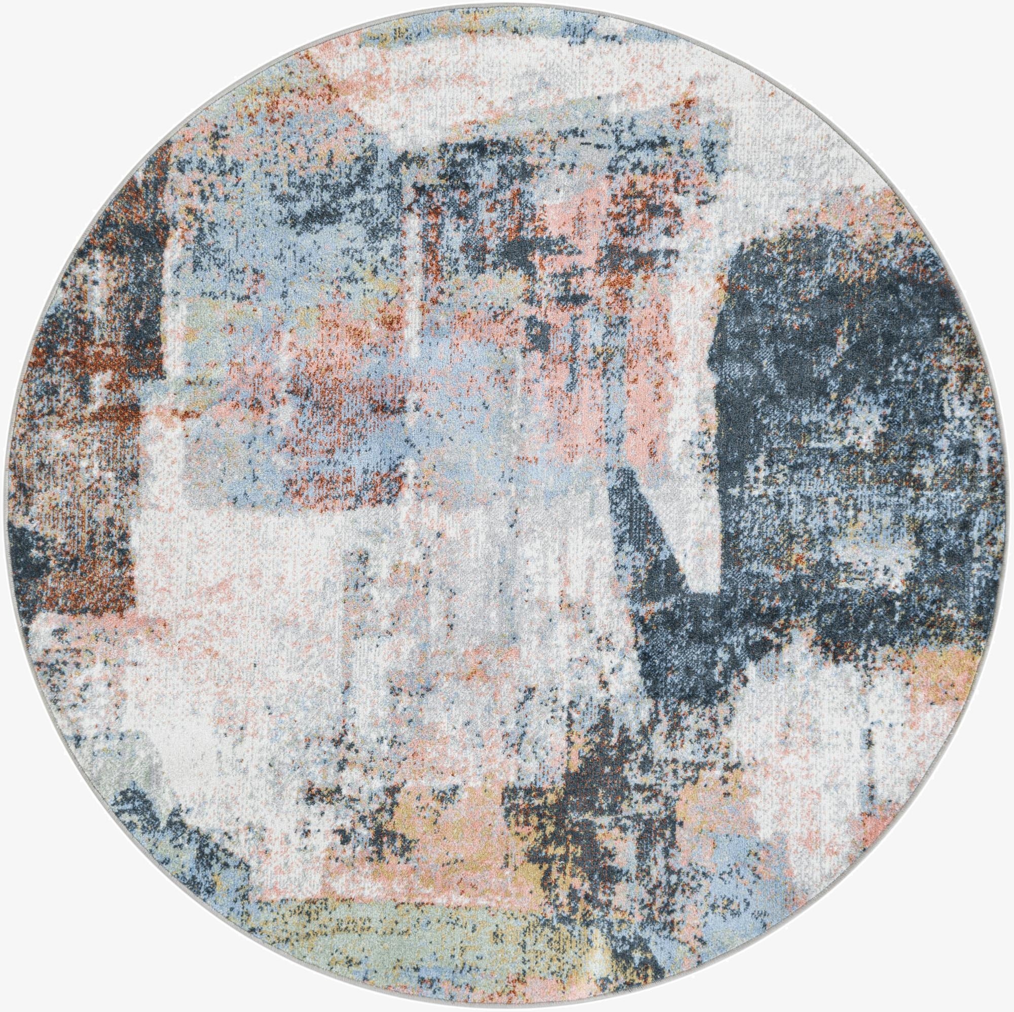 5' 3 x 5' 3 Kamala Washable Round Rug