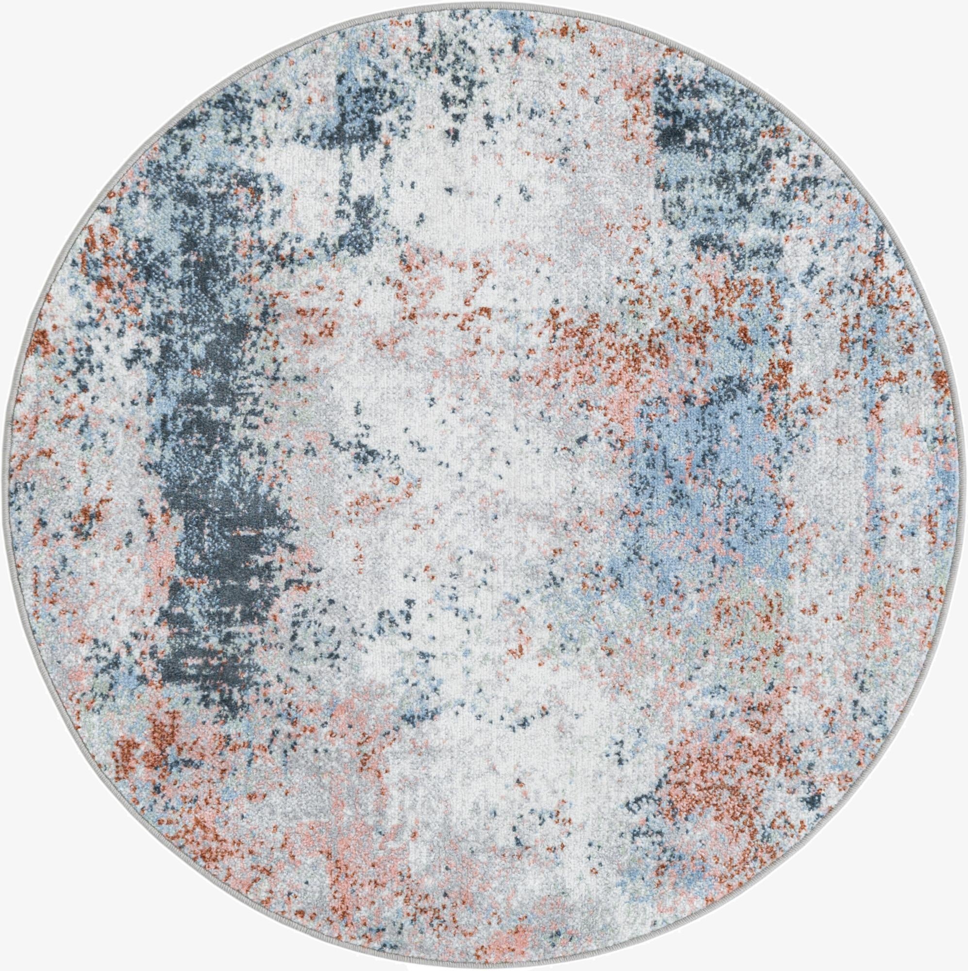 100cm x 100cm Kamala Washable Round Rug