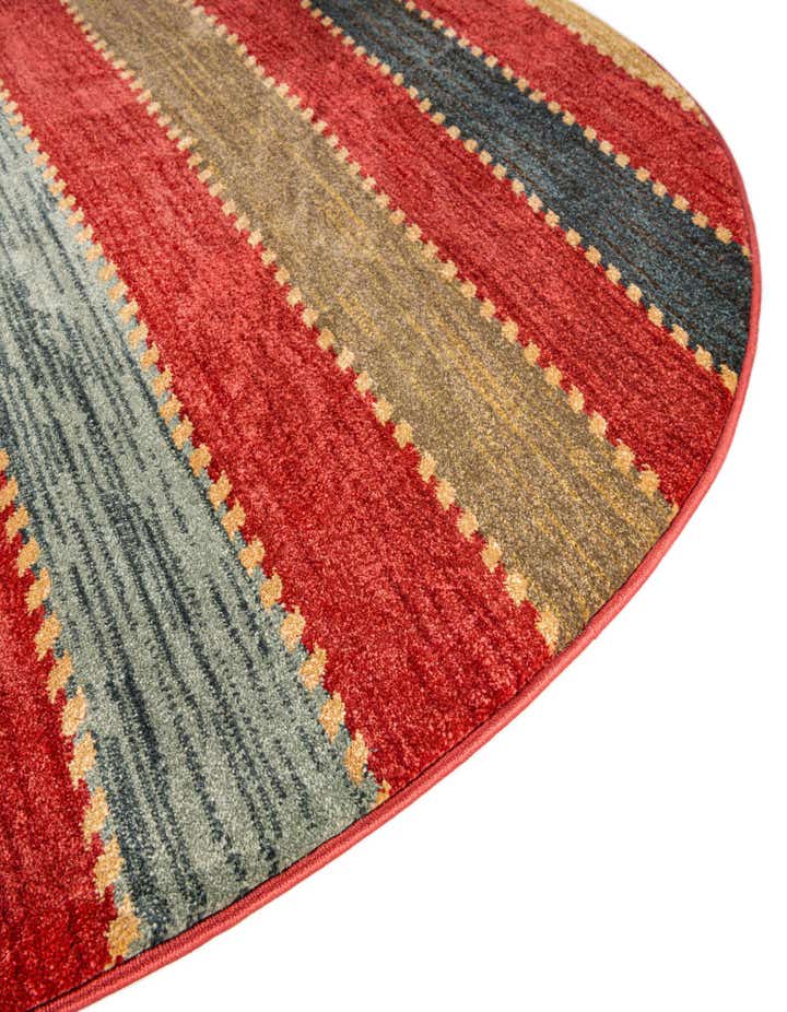 6' x 6' Kashkuli Gabbeh Round Rug