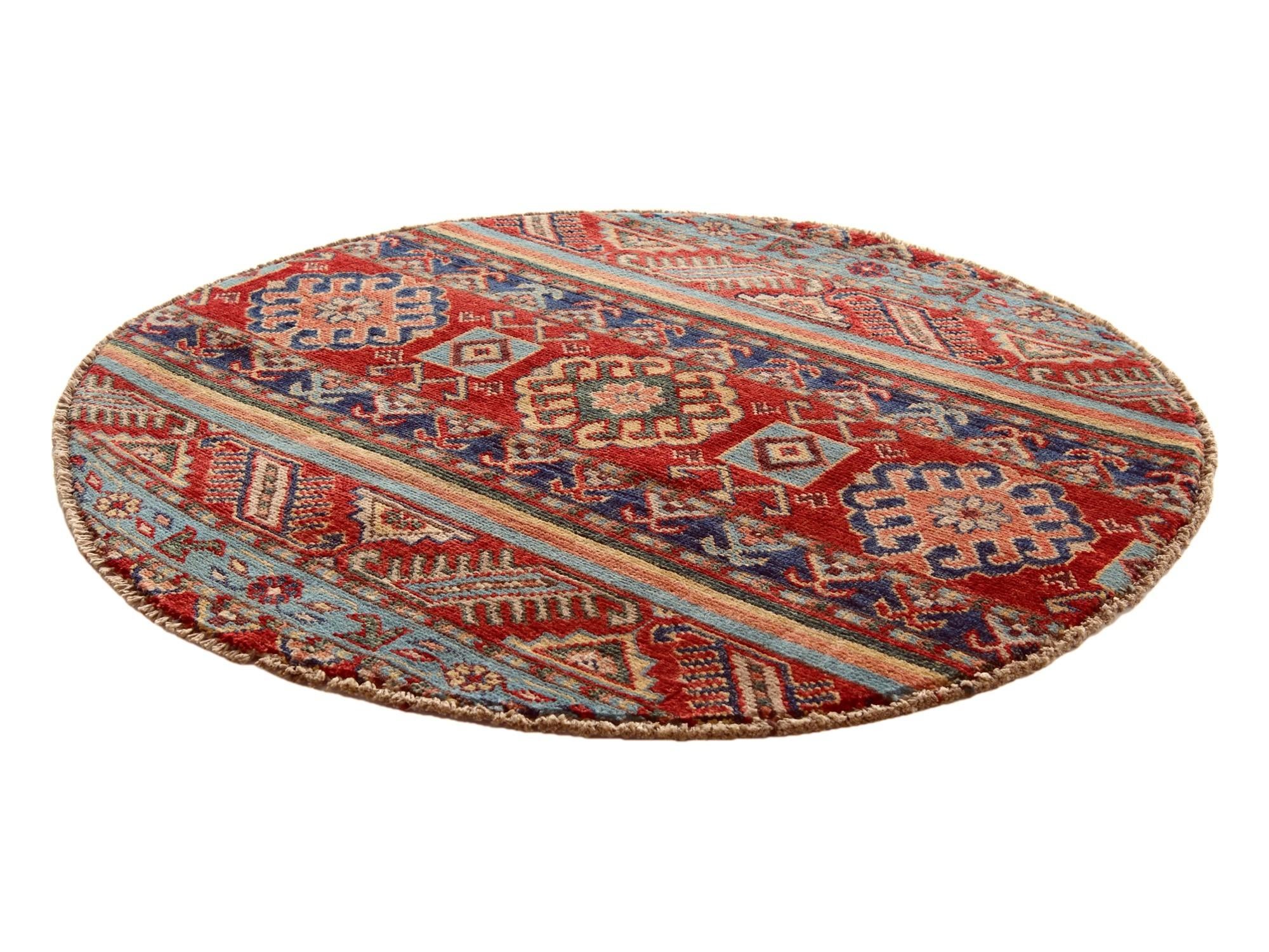 2' 11 x 2' 11 Hand Knotted Kazak Round Rug