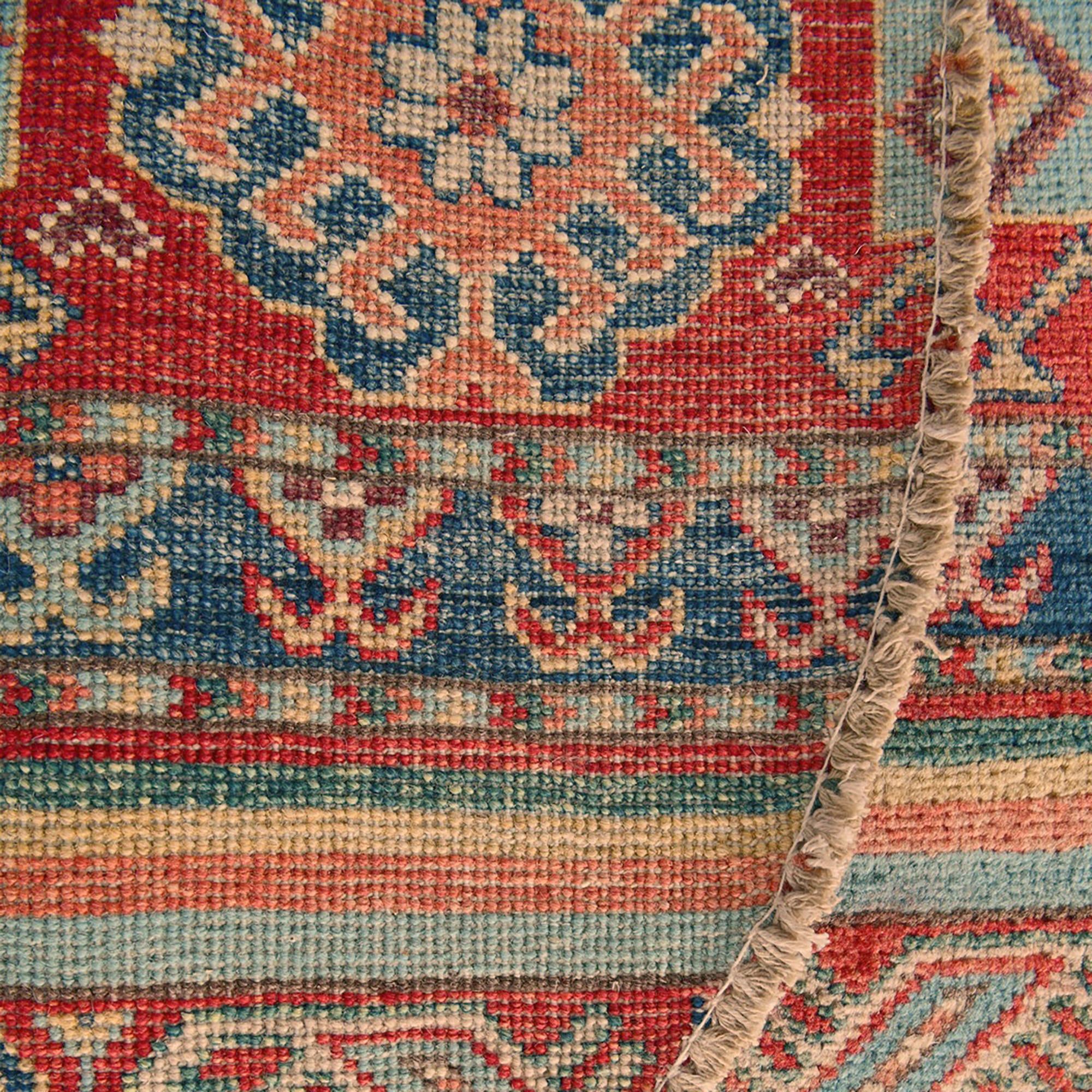 90cm x 90cm anudado a mano Kazak Alfombra redondo