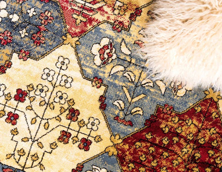 Detail image of 5' x 5' Kennedy Round Rug