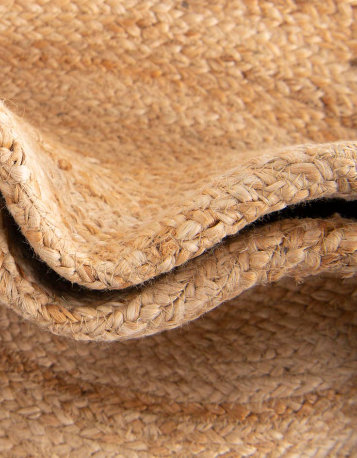 Detail image of 7' 10 x 7' 10 Hand Braided Kids Braided Jute Round Rug