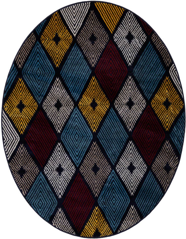 Detail image of 5' 3 x 5' 3 Laguna Round Rug