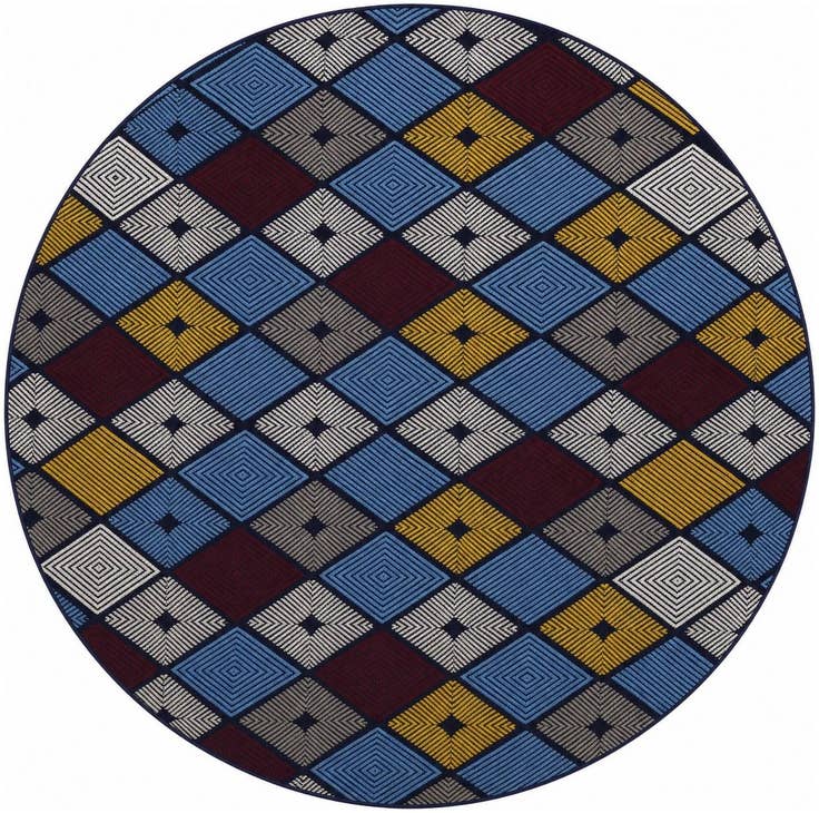 Detail image of 7' 10 x 7' 10 Laguna Round Rug