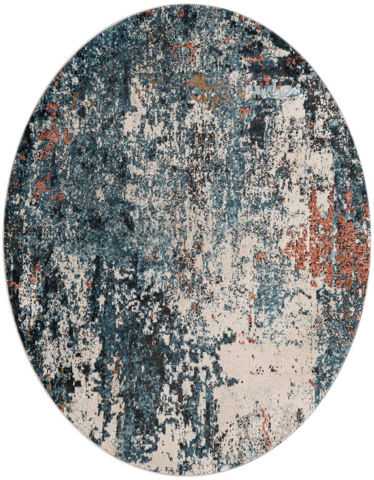 Detail image of 7' x 7' Leipzig Round Rug