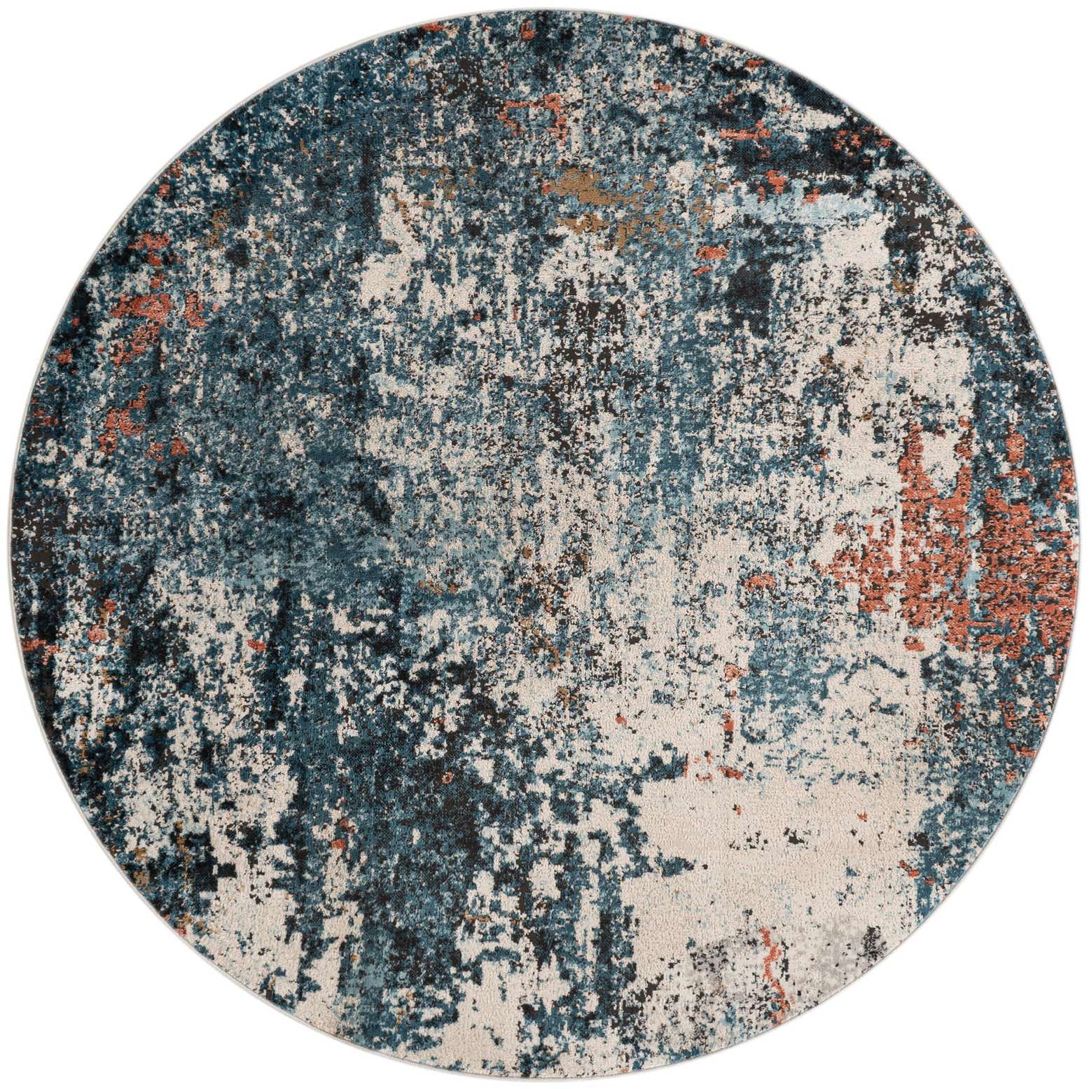 7' x 7' Leipzig Round Rug