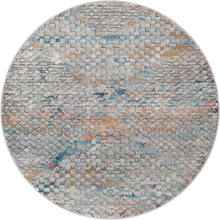 5' 3 x 5' 3 Leipzig Round Rug
