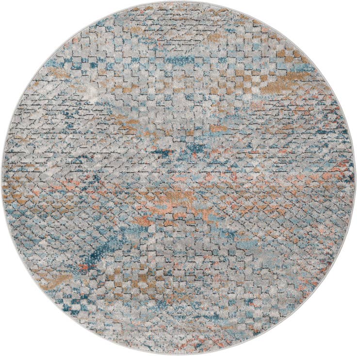 Detail image of 5' 3 x 5' 3 Leipzig Round Rug