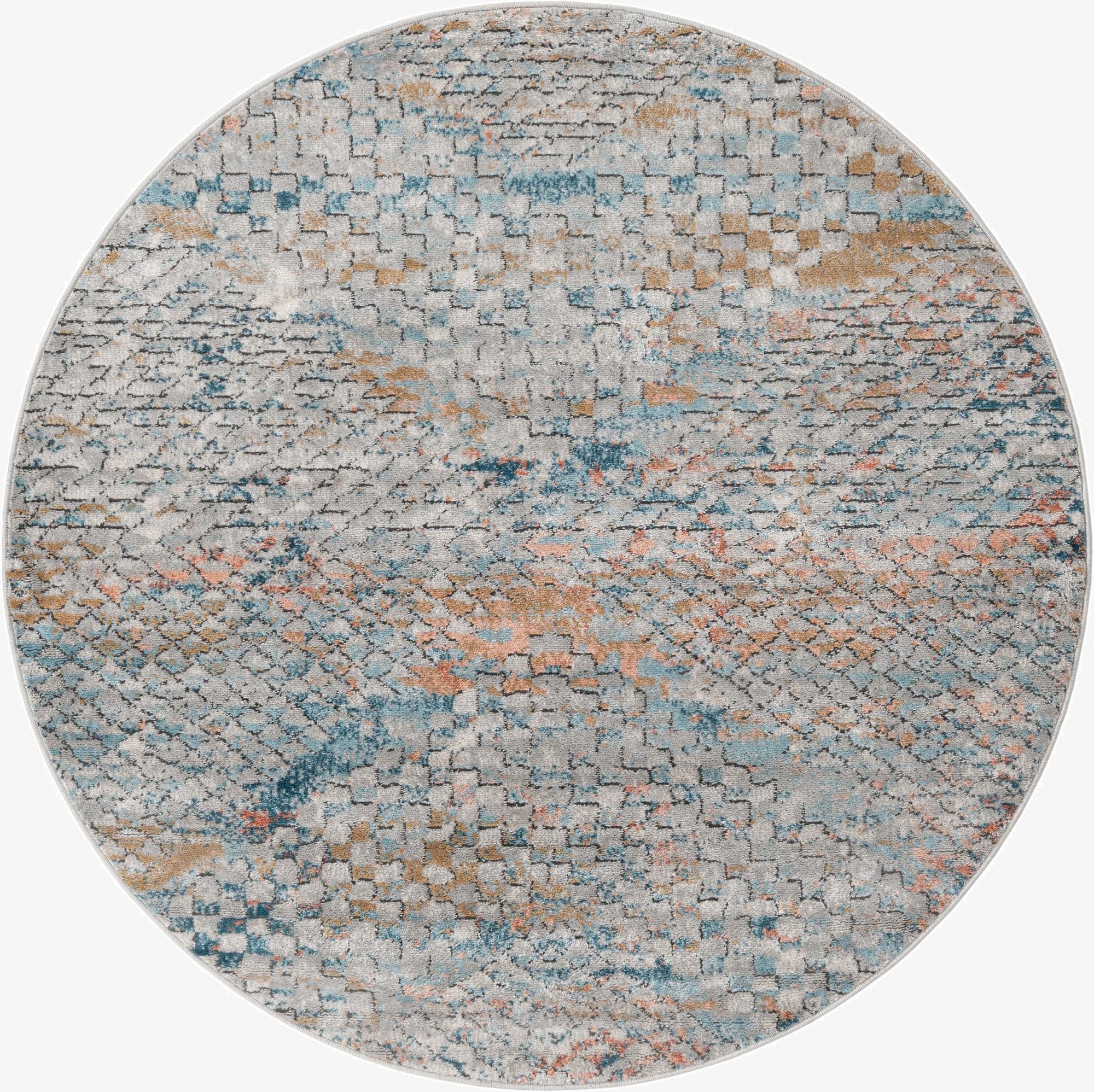 Primary image 5' 3 x 5' 3 Leipzig Round Rug