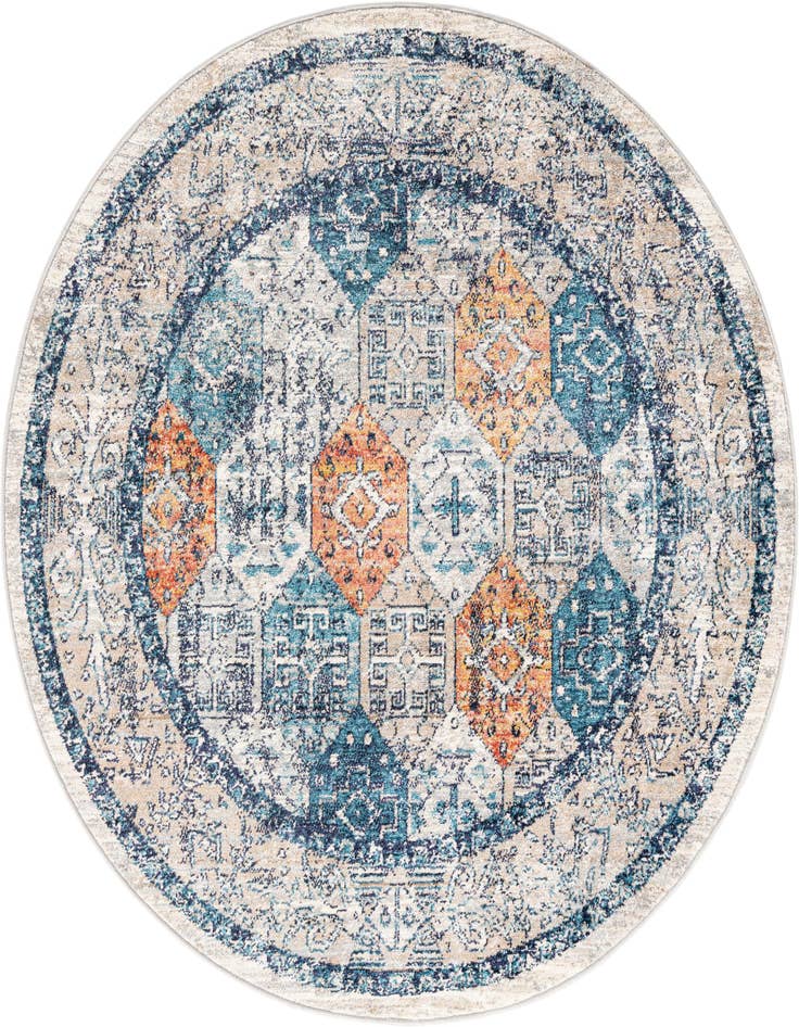 Detail image of 5' 2 x 5' 2 Lola Round Rug