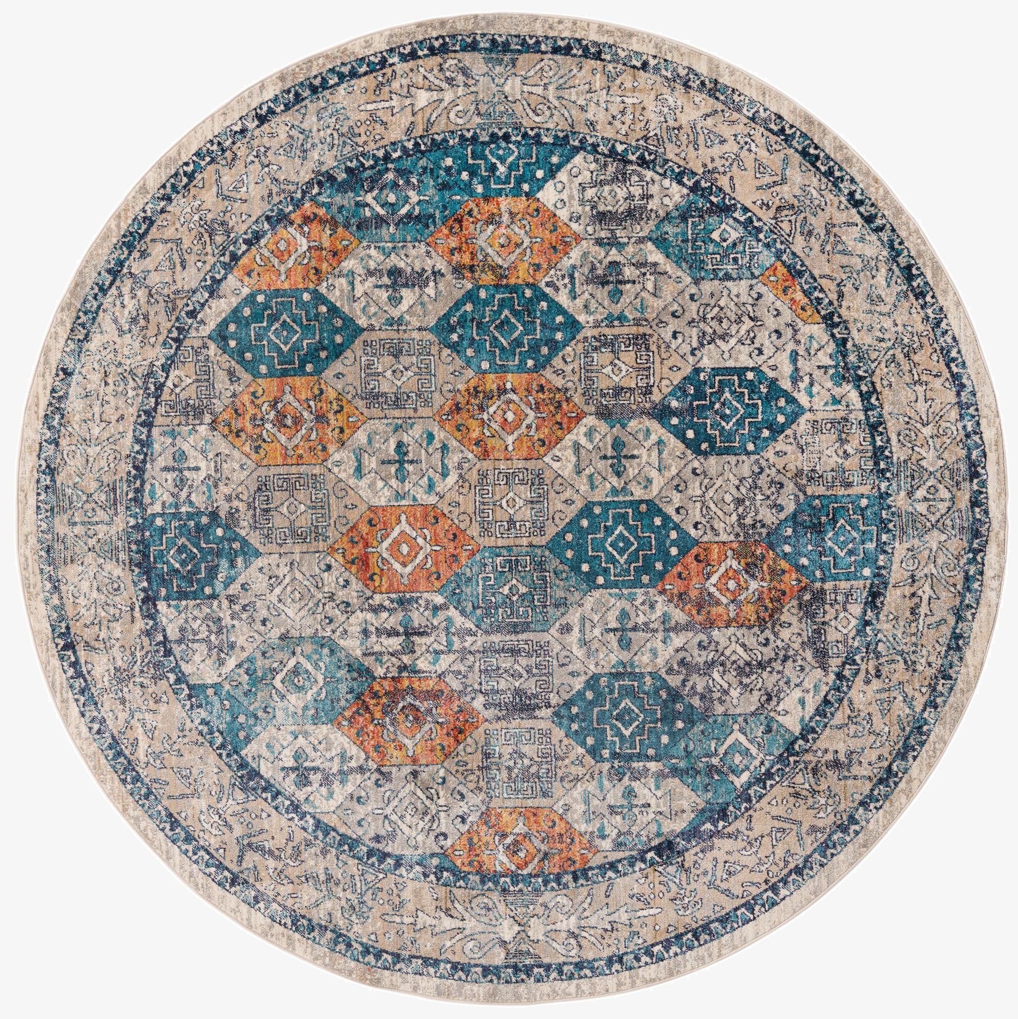 7' 10 x 7' 10 Lola Round Rug