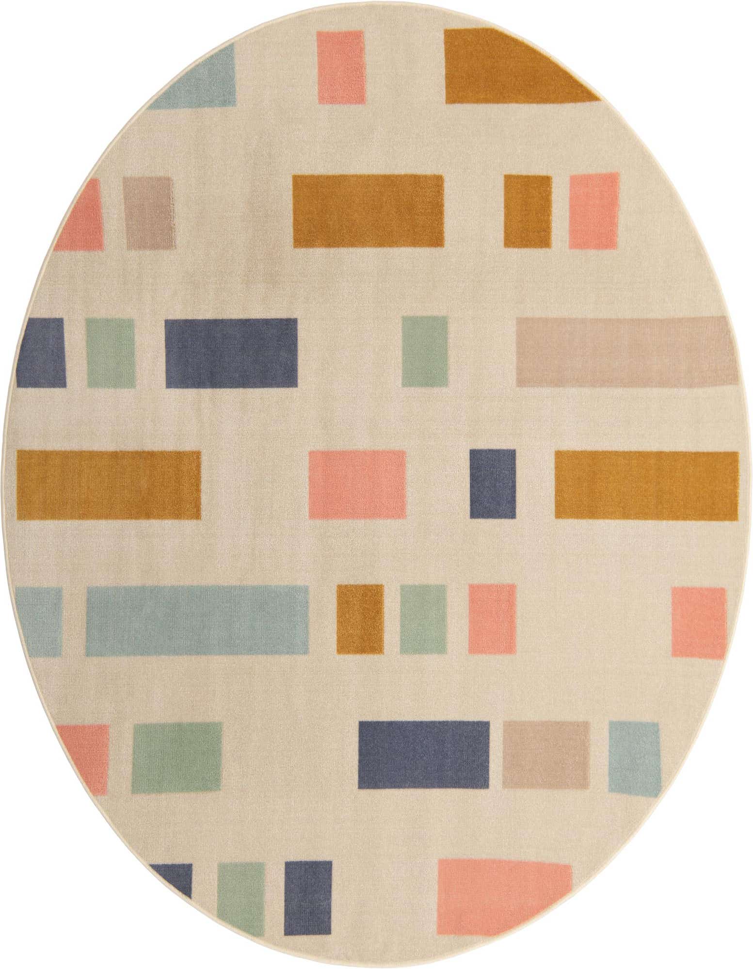 7' x 7' Lotus Round Rug