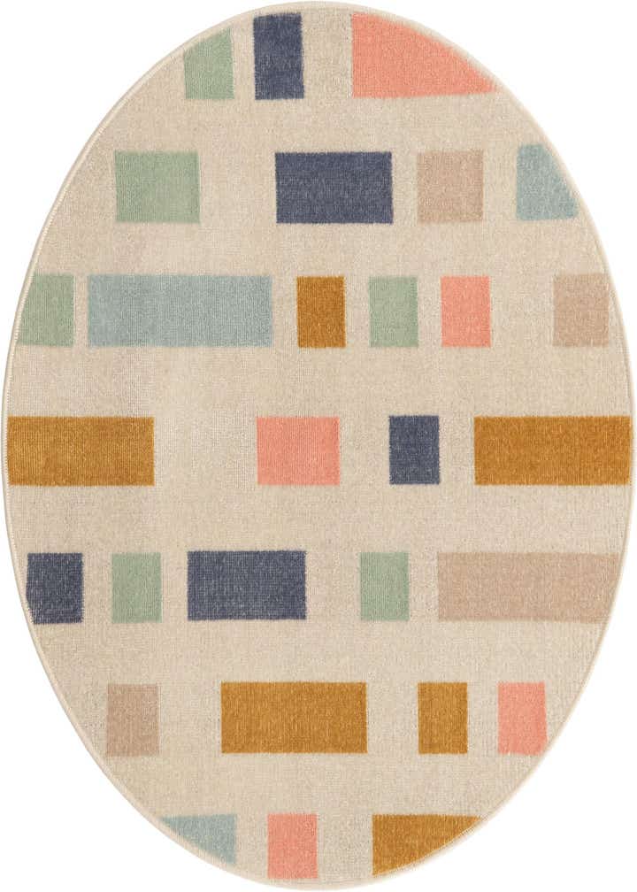 3' 3 x 3' 3 Lotus Round Rug
