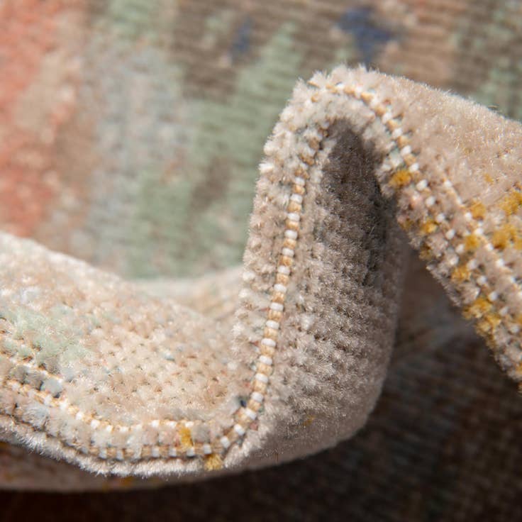 Detail image of 3' 3 x 3' 3 Lotus Round Rug
