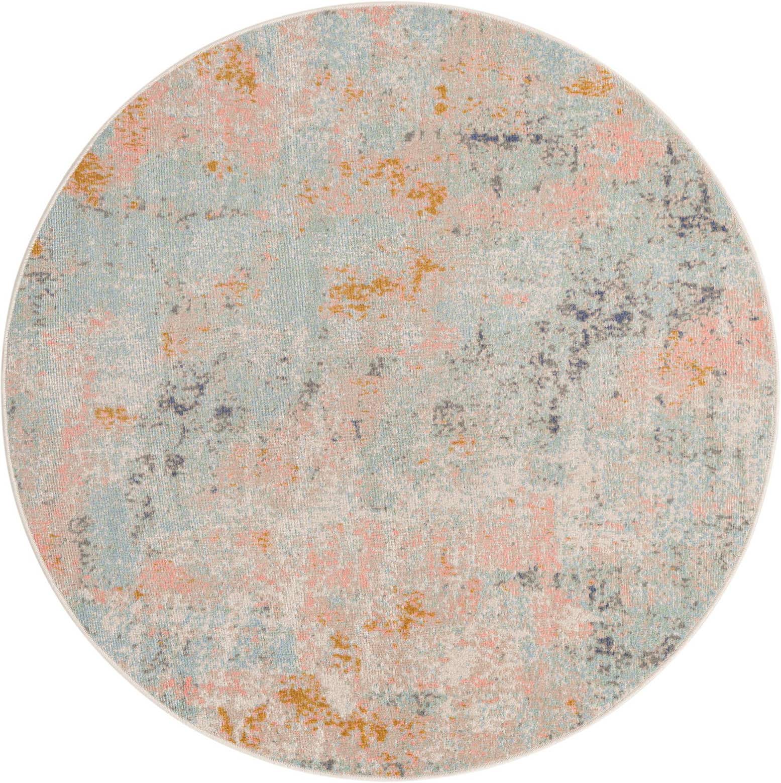 5' x 5' Lotus Round Rug