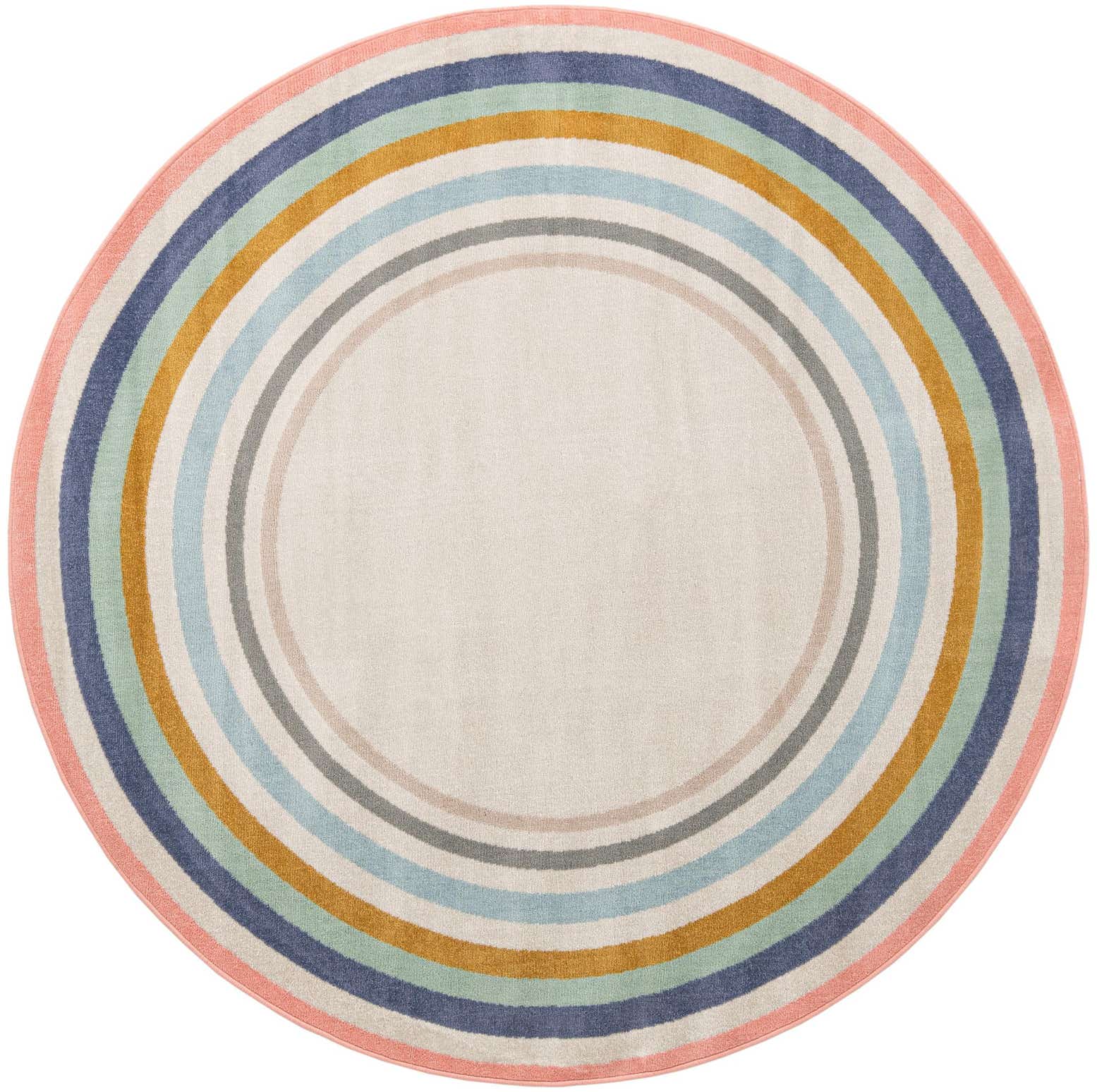 7' x 7' Lotus Round Rug
